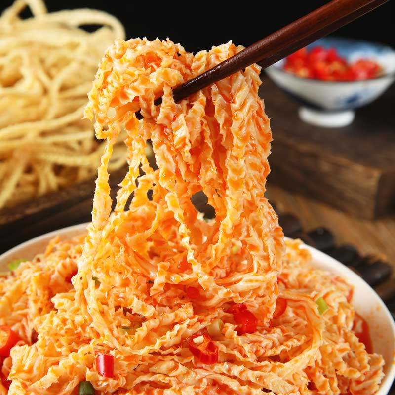 素羊肚丝5斤加盐袋装腐竹丝凉拌菜火锅豆皮豆腐皮