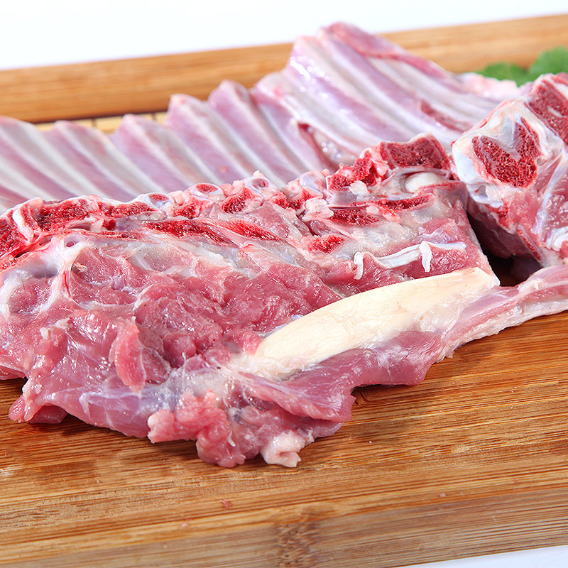 农家新鲜山羊羊排黑白山羊肋排烧烤法式羊排散养羊排肉羊排骨包邮