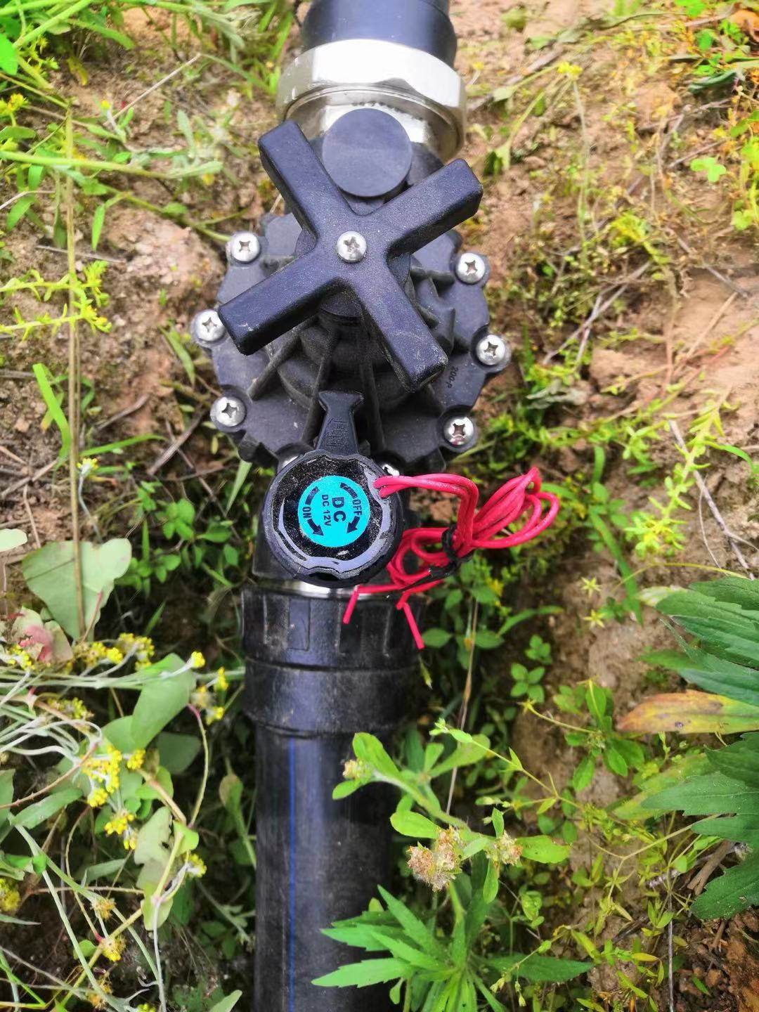 别墅楼顶diy自动灌溉电磁阀控制器套件电磁阀