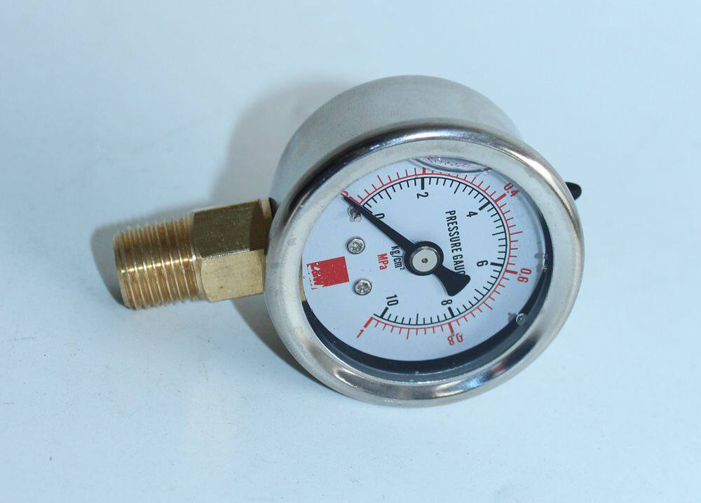 压力表赞臣灌溉工程市政自来水净水器10公斤充油耐震压力表