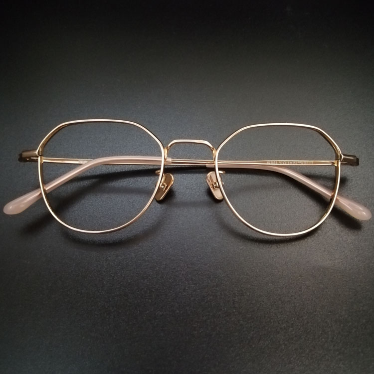 近视宽边小全框纯钛配防蓝散光超轻显薄远视眼镜架