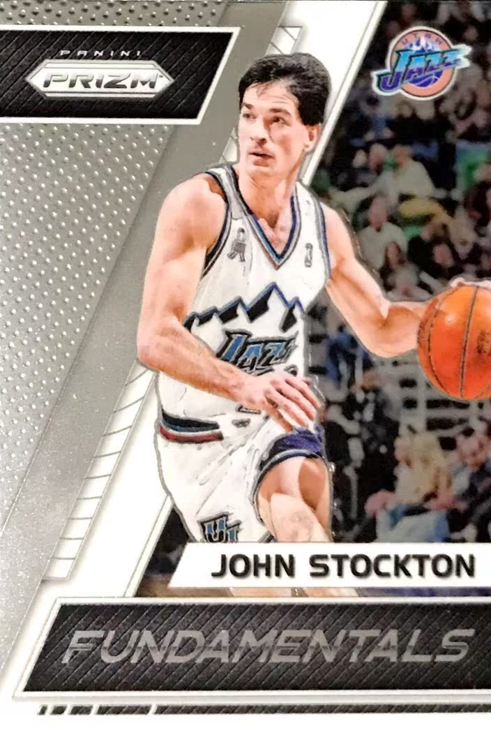 【ir】nba球星卡 panini 约翰 斯托克顿 john stockton 普特 折射