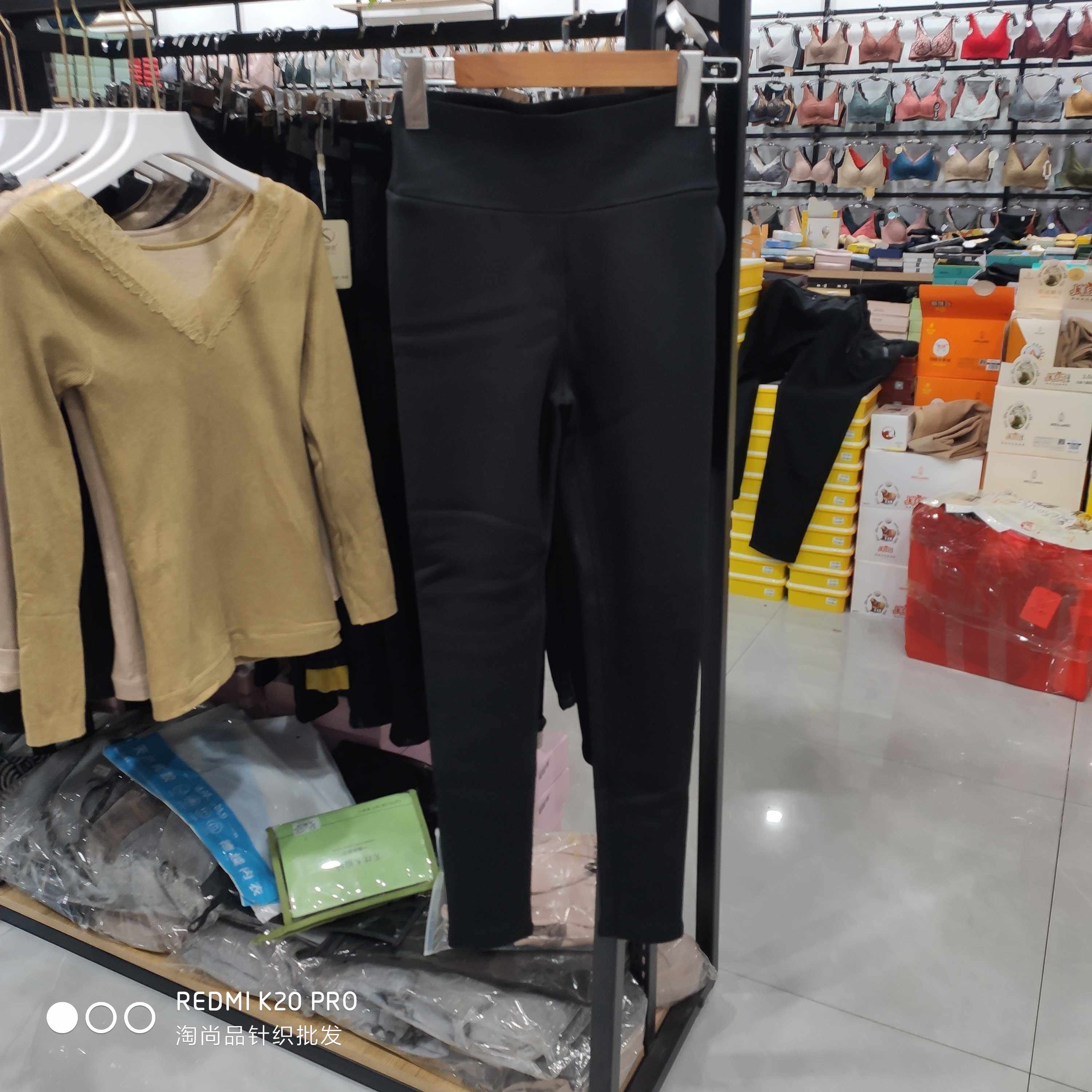 树熊唯唯金银花加绒束腰收腹提臀芭比秋冬保暖保暖裤