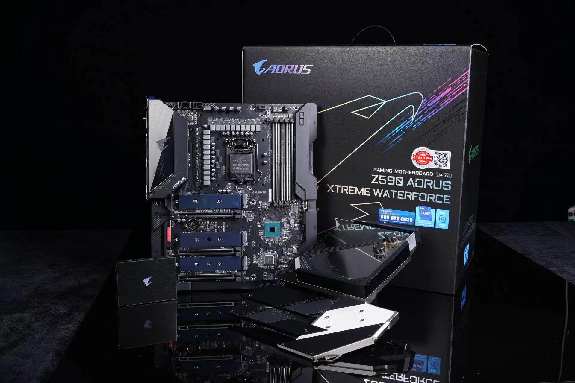 gigabyte技嘉z590aorusxtremewb体大支持10900k11900k主板