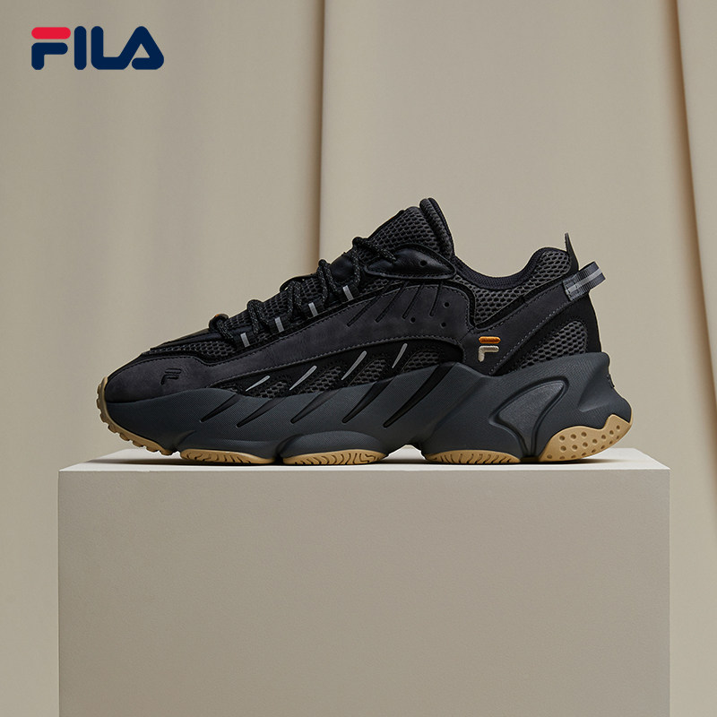 filafusion斐乐ade黑色老爹鞋男秋季2021新款运动休闲鞋