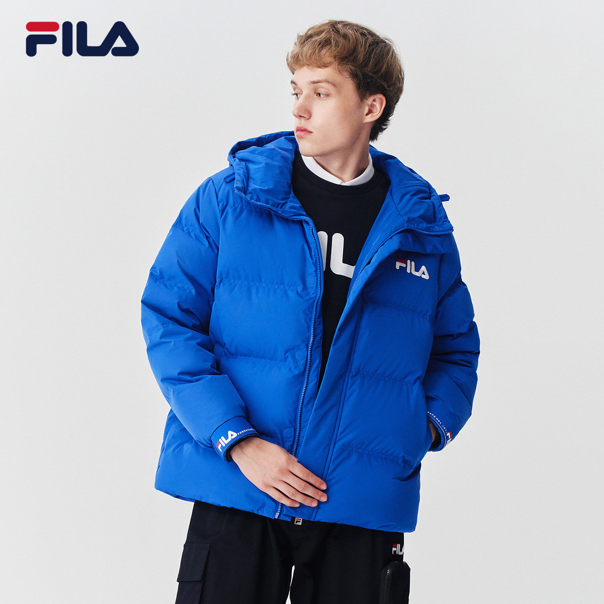 聚划算百亿补贴fila斐乐官方男士羽绒服