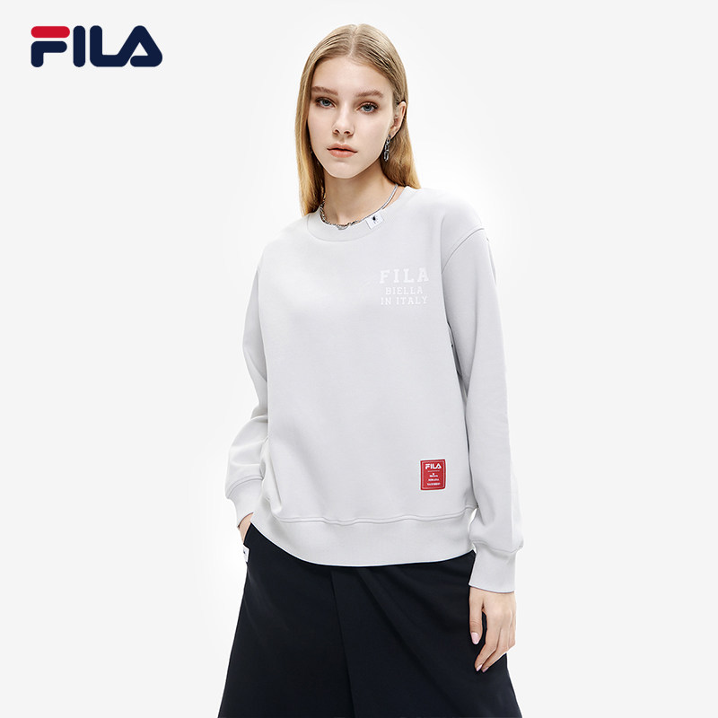 卫衣张艺兴力荐filamihara斐乐官方女子2022春季运动卫衣