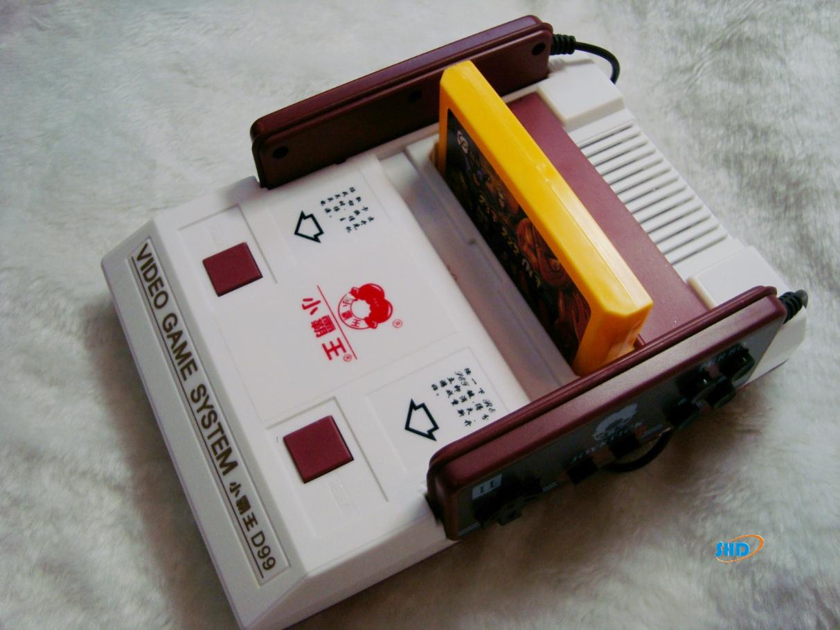 小霸王电视插黄卡游戏机d99双人手柄互动8位fc电玩80后怀旧红白机