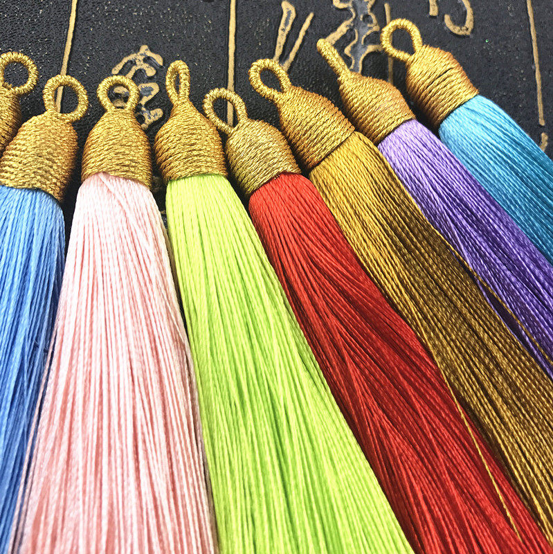 8cm金线流苏穗子吊穗手工diy饰品毛衣链坠线