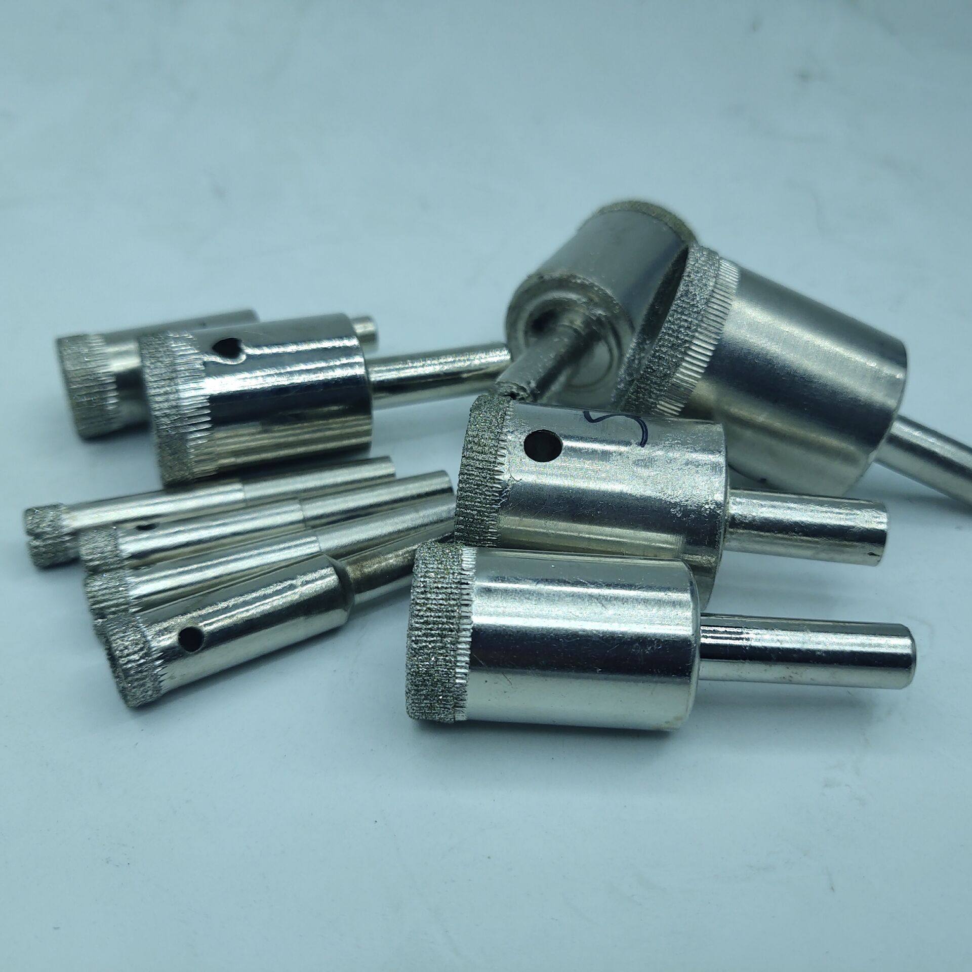 粗砂钻头玻璃开孔器电动金刚石玉石翡翠平安扣瓷砖钻孔打孔427mm