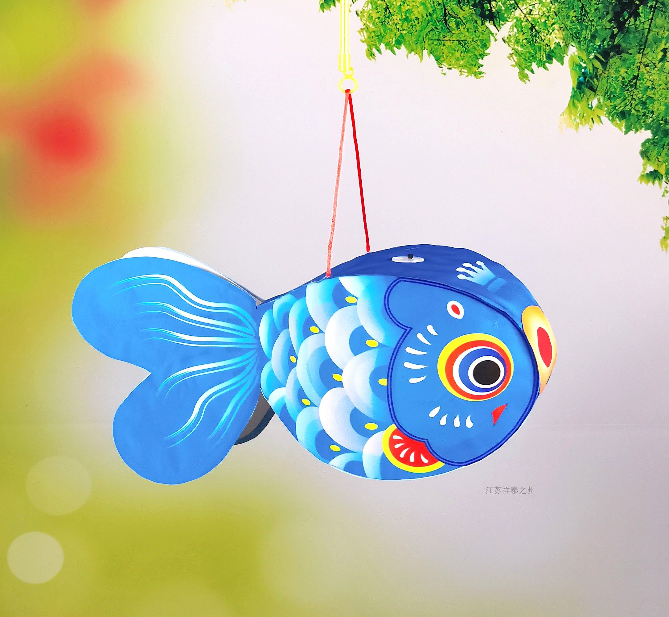 幼儿鱼花鲤鱼道具舞蹈古装汉服手提卡通中秋灯笼