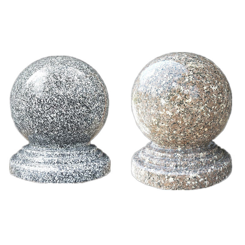 现货大促挡车石球路障石墩子圆球广场石头球大理石球学校防撞门柱