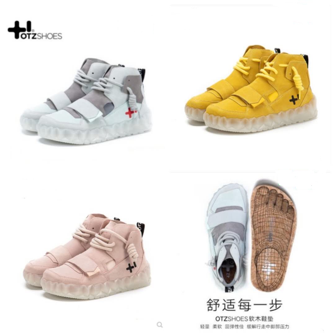 otzshoes果冻2020秋冬新款厚底丑萌鞋高中性大头单鞋