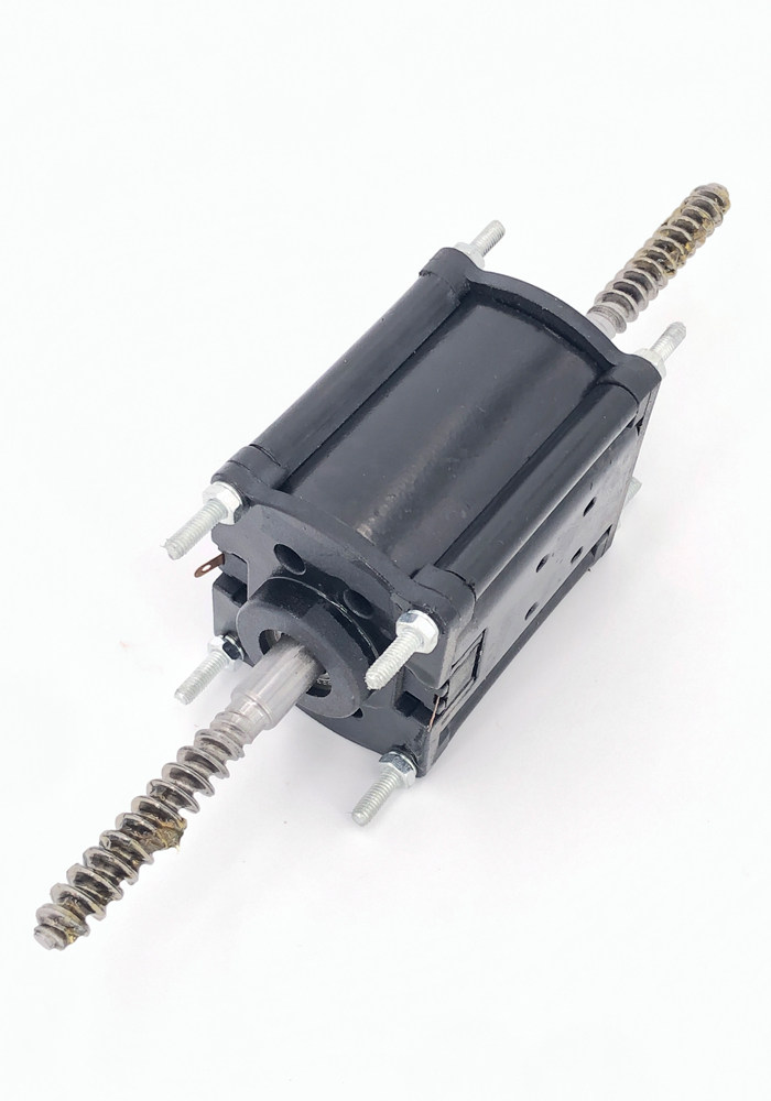 双头按摩椅电机配件按摩椅靠背24v双轴电机按摩垫腰部马达dc24v