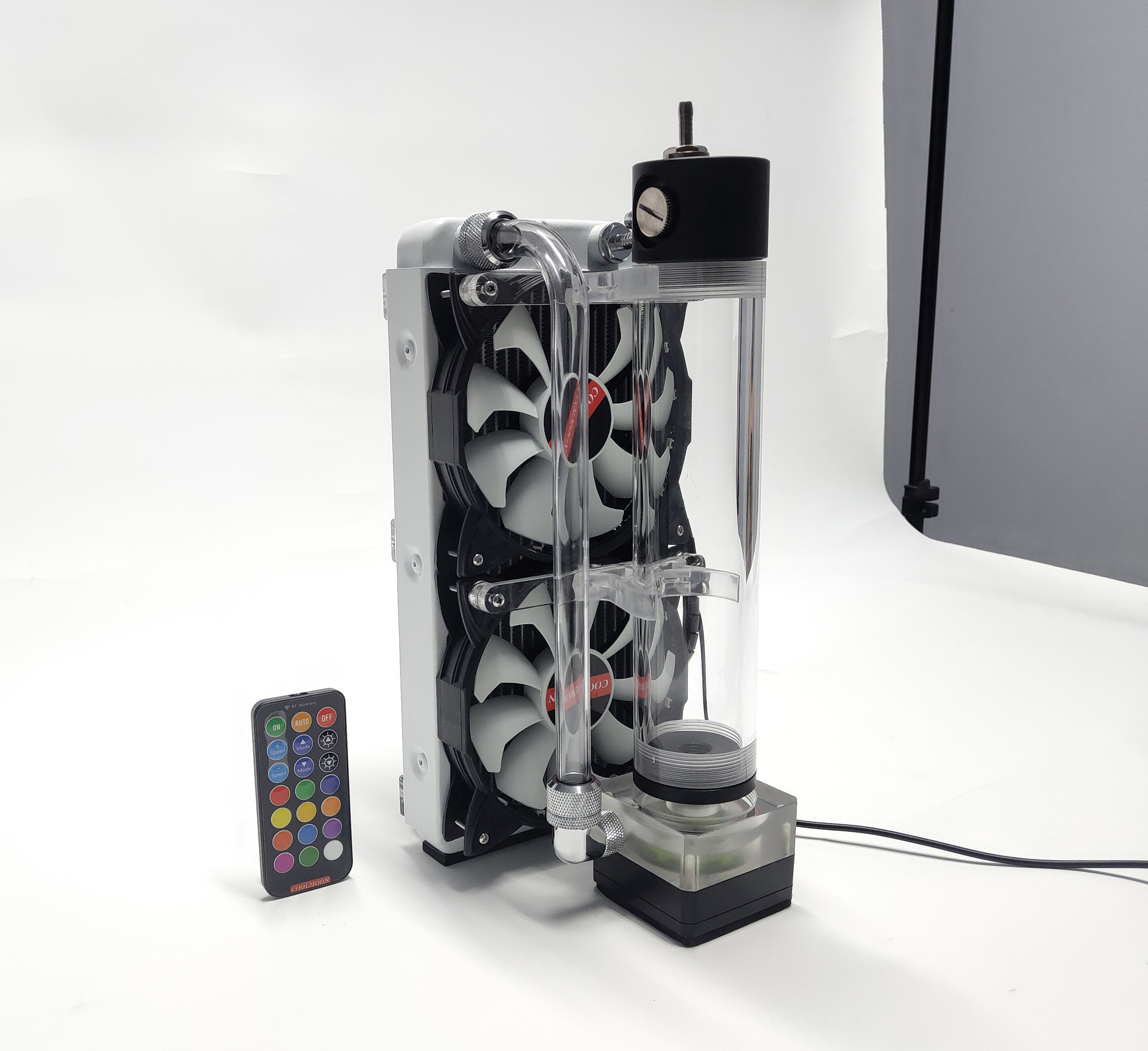 水冷笔记本系统外设外置散热器改装铜管散热器