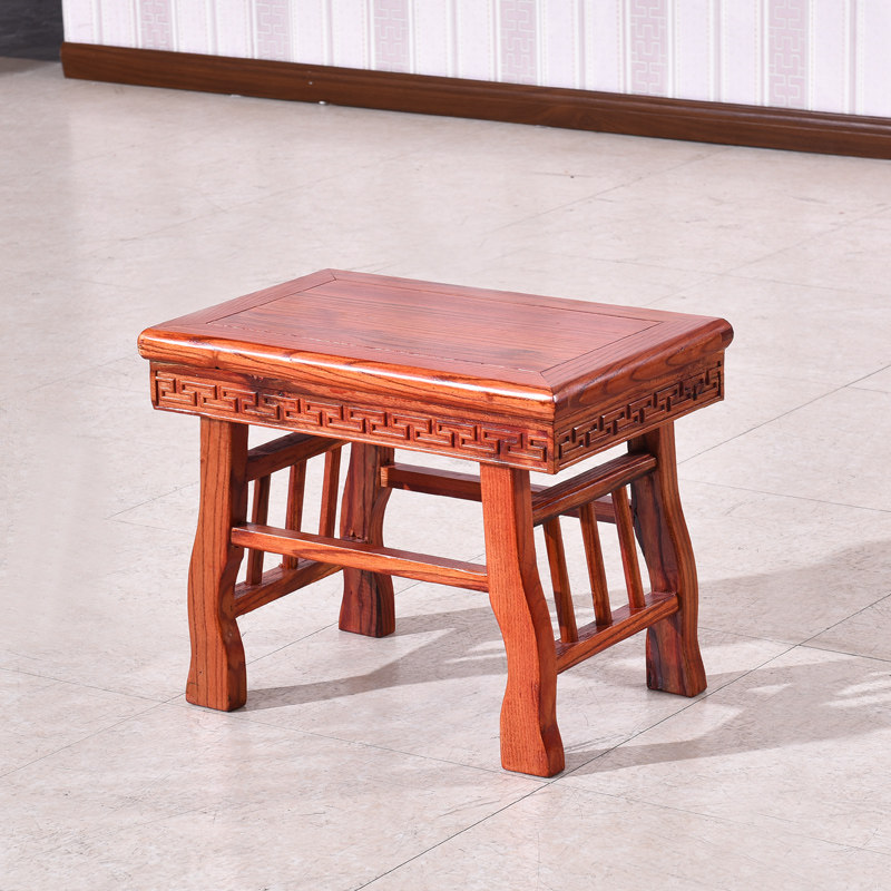 明清仿古实木家具鼓凳矮凳小凳榆木板凳中式古典其它凳子