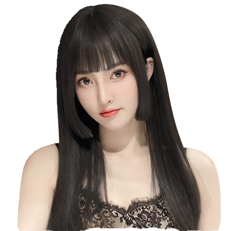 假发刘海公主片假二次元姬发法式自然流行时尚网红刘海片