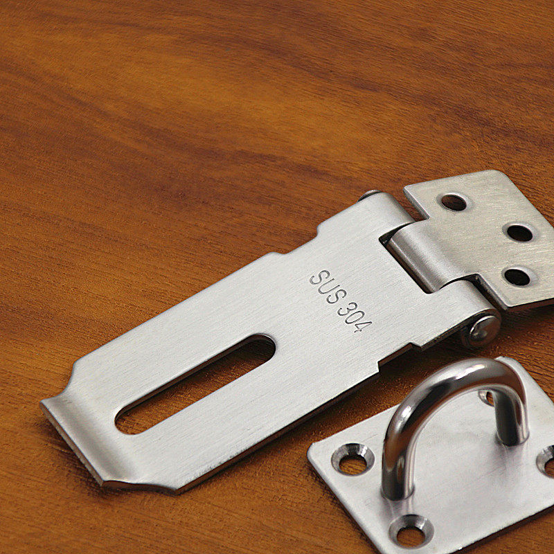 合页配件锁扣叶锁扣荷叶挂锁不锈钢折页门锁推拉门明插销