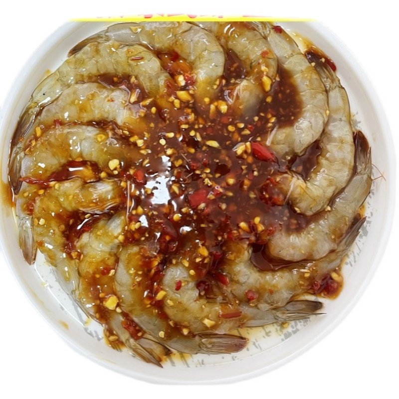 既食网红夹线泰式虾腌对虾生呛大虾生腌虾无冻虾