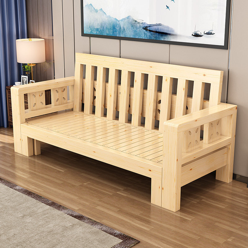 沙发多功能实木伸缩双人18米折叠两用床小户型沙发床