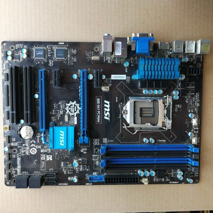 主板msi微星b85g41pcmateb851150针atx集显主板