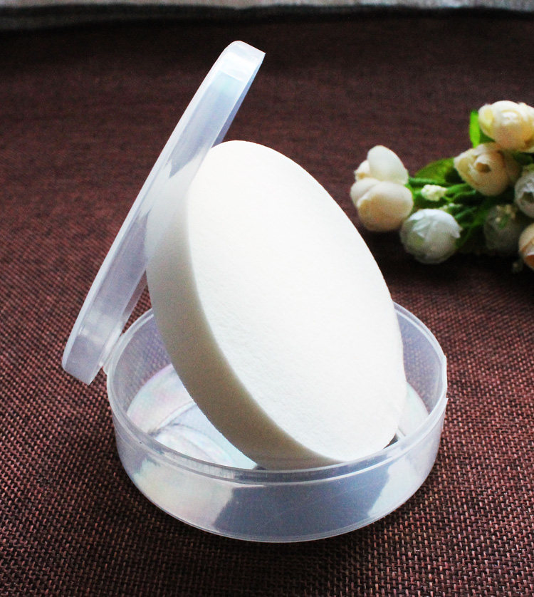 带盒粉扑 湿粉扑化妆棉bb粉底散粉扑海绵扑 影楼专用方便携带旅行