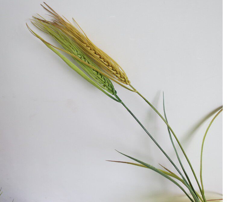 热卖仿真黄色稻谷水稻稻穗大麦麦穗舞蹈装饰仿真花