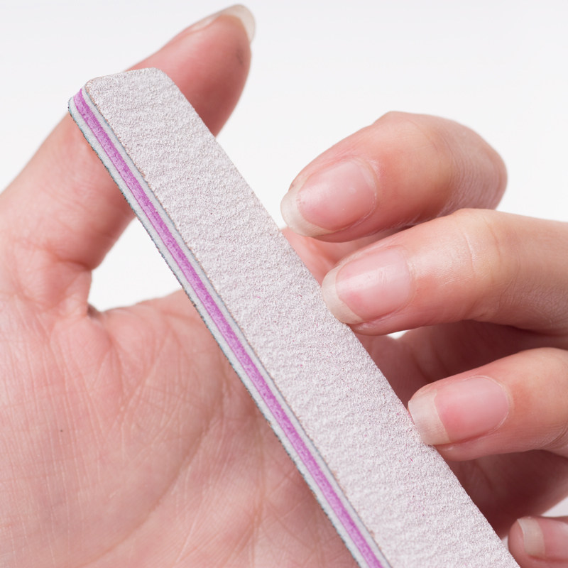 美甲工具 日本进口修真甲搓条 美甲砂条 不掉砂 修指甲挫