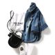 Cocoa's new product denim cotton two-wear sleeve high denim jacket Cocoa's new product denim cotton two-wear sleeve high denim jacket