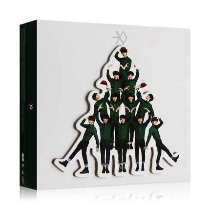 现货正版唱片exo-k十二月奇迹专辑cd光盘写真音乐cd