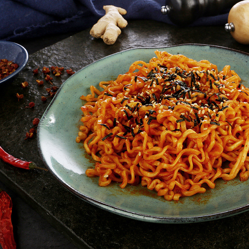 韩国火鸡面10袋三养超辣方便面进口辣鸡面特辣速食泡面整箱干拌面