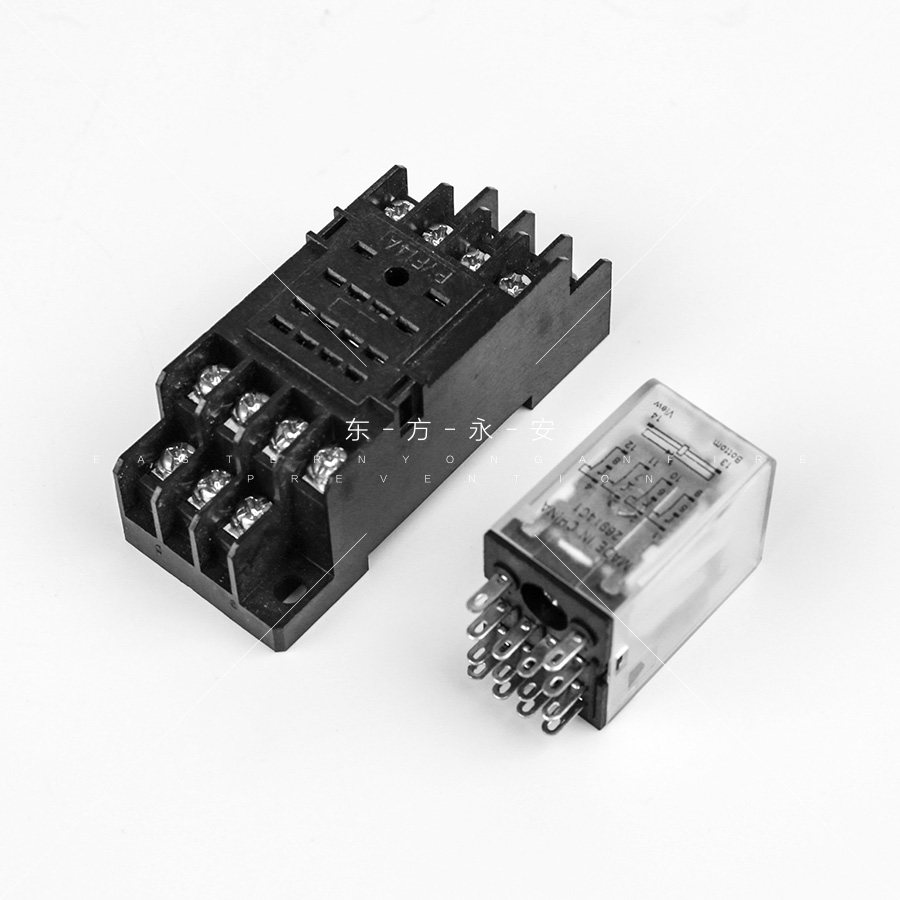 继电器消防my4nj直流24v切换专用现货继电器