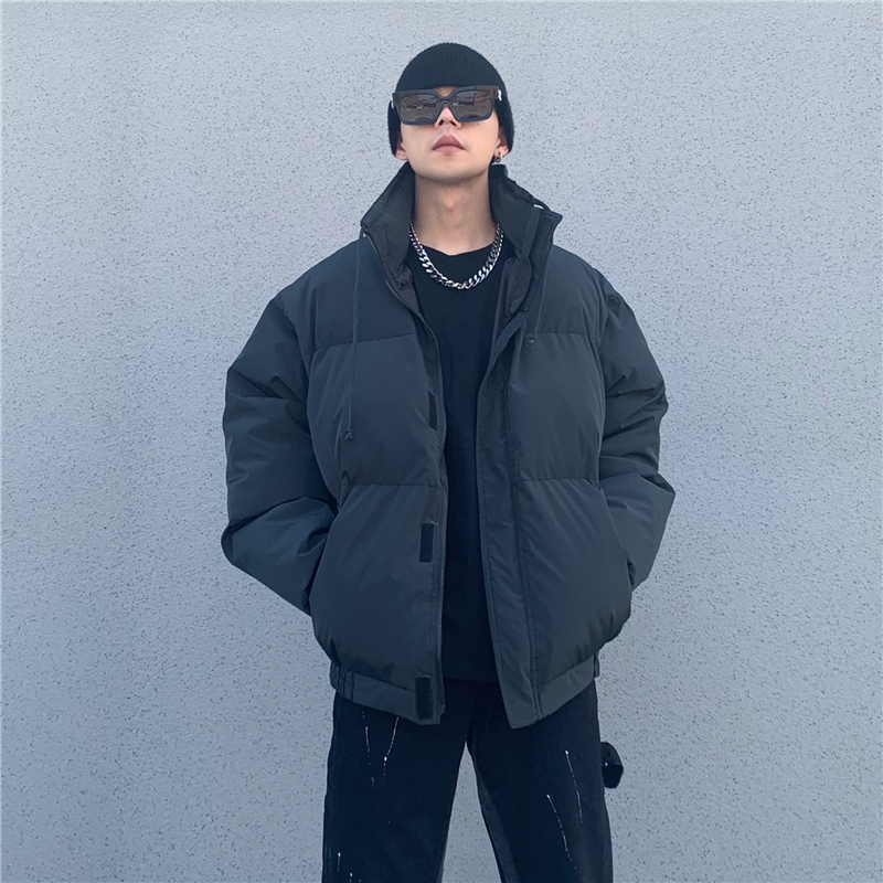 ESSENTIALS 复线立领高街潮牌FOG加厚羽绒服外套面包服男女情侣款