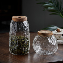 Tea Leaf Jars Household Glass Jars With Lid Storage Tank Kitchen Five Valley Grocery Cereals Containing boxes Storage snacks Seal tank