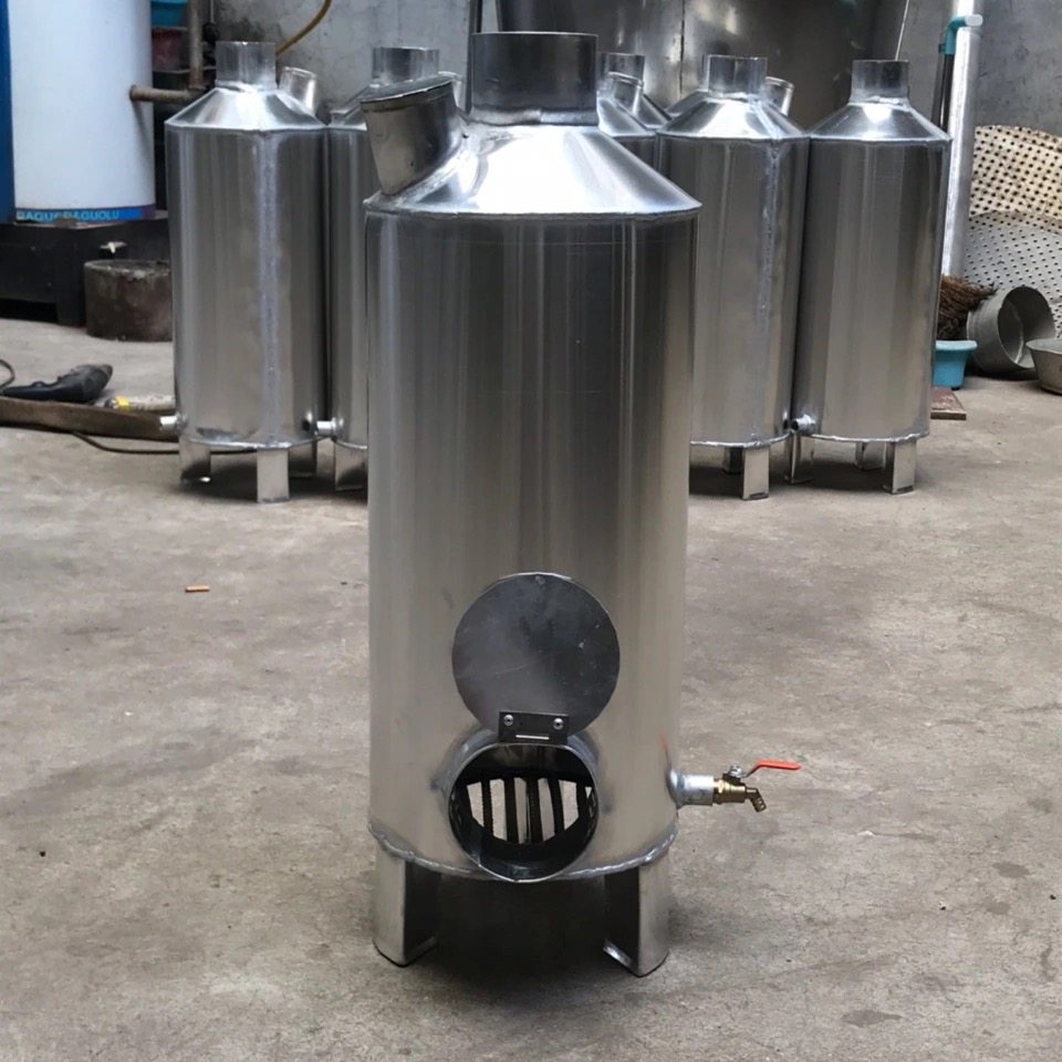 烧水全铝家用热水茶水木材炉户外用炉小锅炉烧烤炉