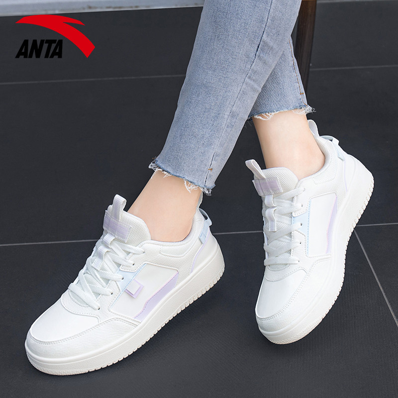 安踏夏季女款小白鞋官方旗舰女鞋 - 淘乐搜