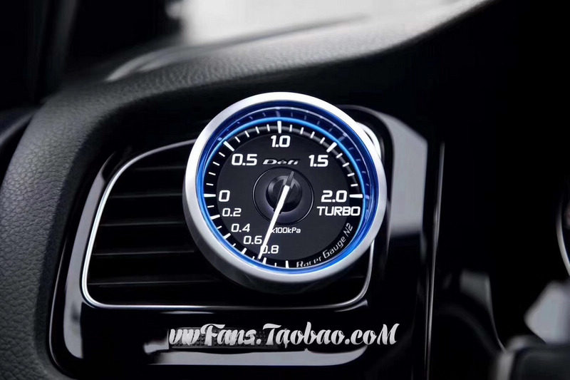 新款正品日本进口defirgn2改装涡轮表电压水温油温油压三联表