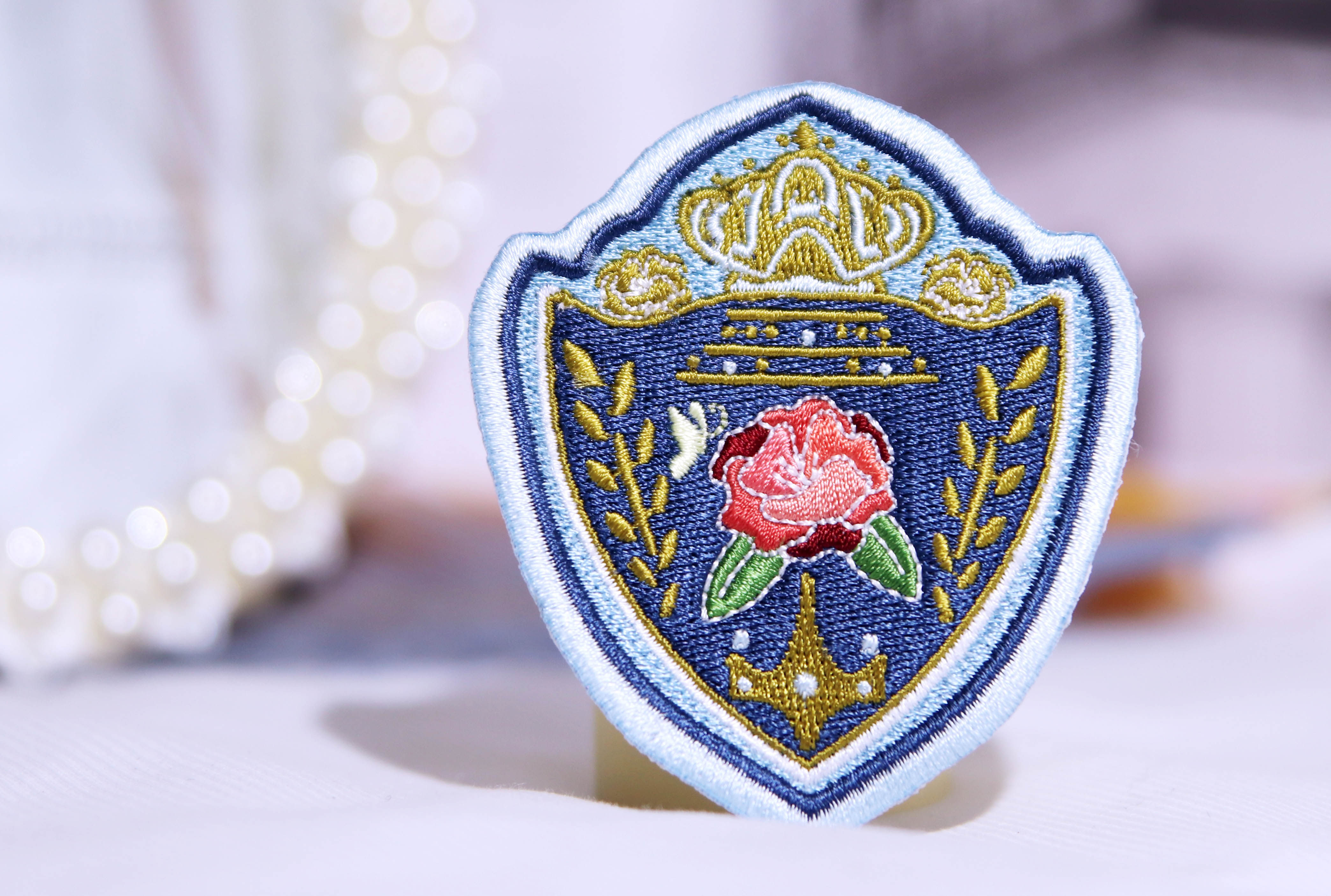 蔷薇誓约原创刺绣徽章现货无尽jk制服西服个性徽章