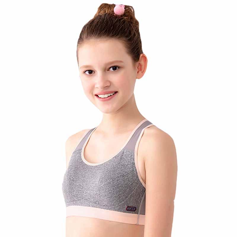 久岁伴女孩内衣发育学生夏季薄款少女初中生美背发育内衣