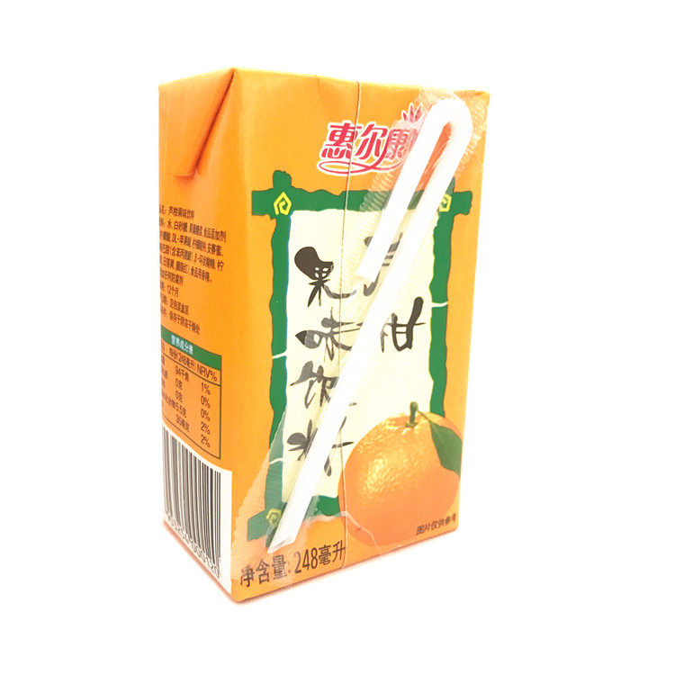 厦门惠尔尔康芦柑果味饮料248ml10盒夏日果汁饮料果味