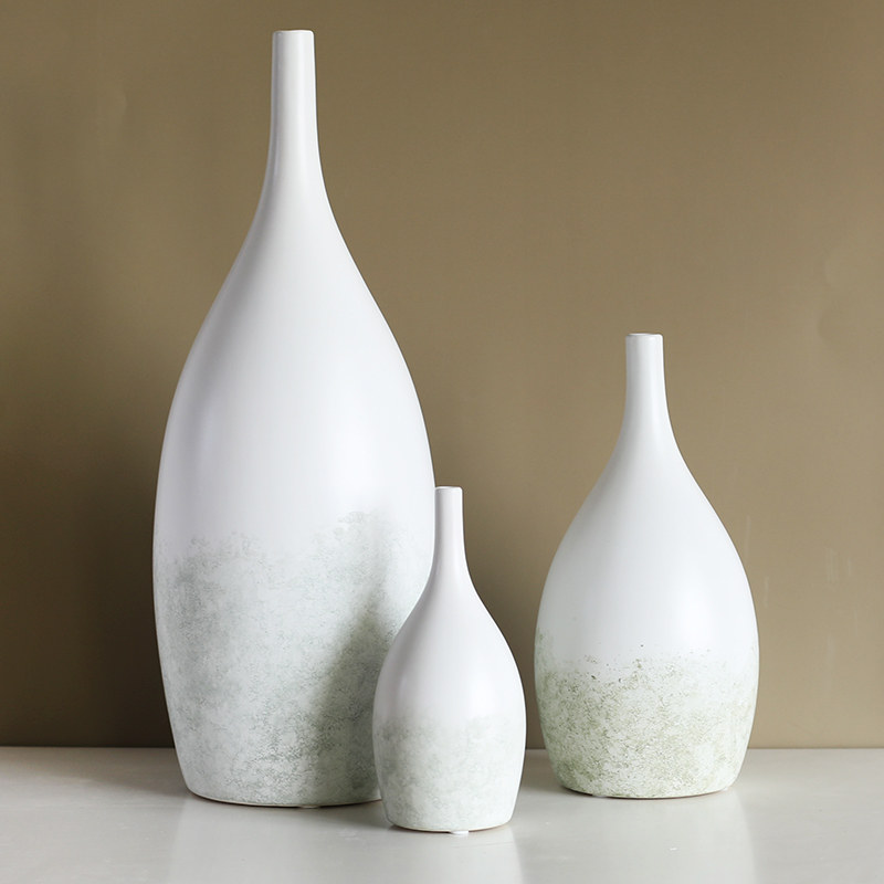 风吟渲染陶瓷小口花瓶客厅餐桌现代简约插花瓶子花瓶