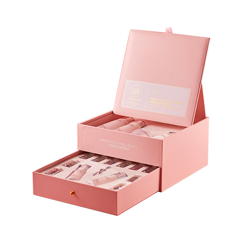 日本樱花美肌焕肤件套盒赋滋养深透肌肤莹润饱满面部护理套装