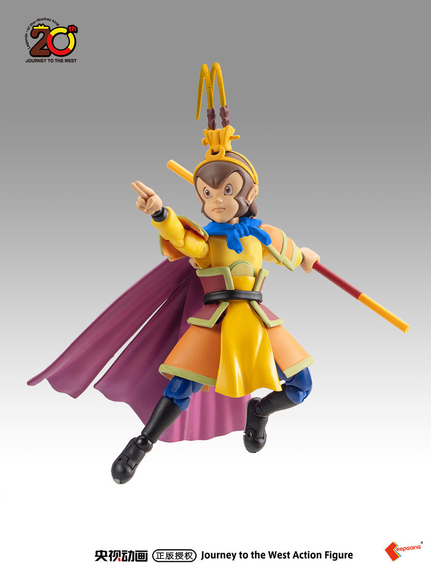 央视正版授权99版西游记孙悟空猴哥齐天大圣可动人偶手办