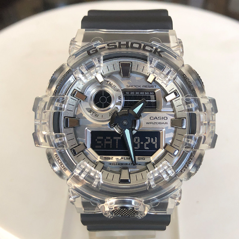 卡西欧手表g-shockga-700skc-1a710gbvbske-7a防水电子男表日韩腕表