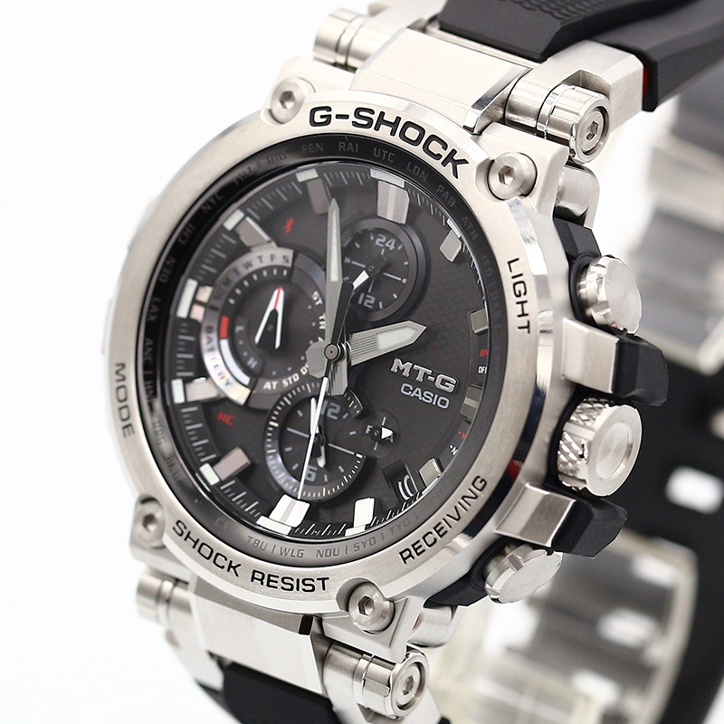 卡西欧手表g-shockmtg-b1000-1abd-1a太阳能电波蓝牙男表日韩腕表