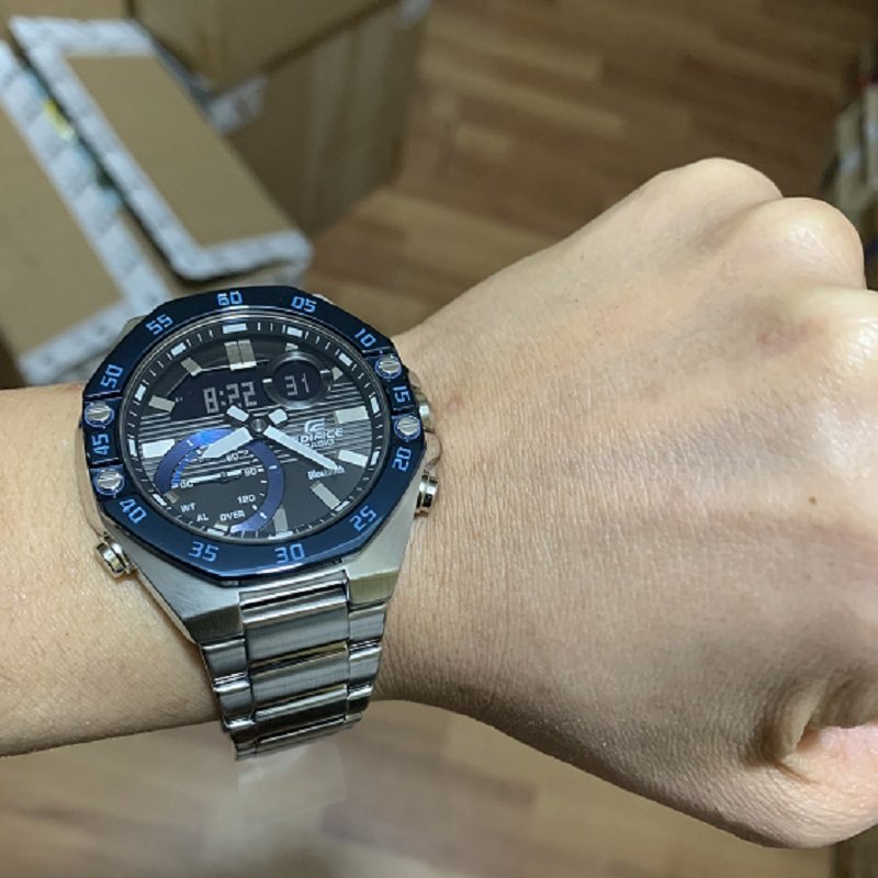 卡西欧手表ecb10ydc1b1a3aypypbyd2aydb蓝牙日韩腕表