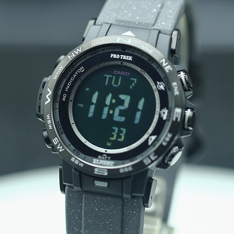 卡西欧手表protrekprw-30eca-130-5ae-2太阳能电波登山腕表日韩腕表