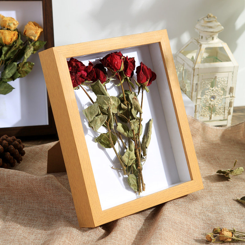 立体中空6cm标本装裱放干干花相框摆台镂空相框