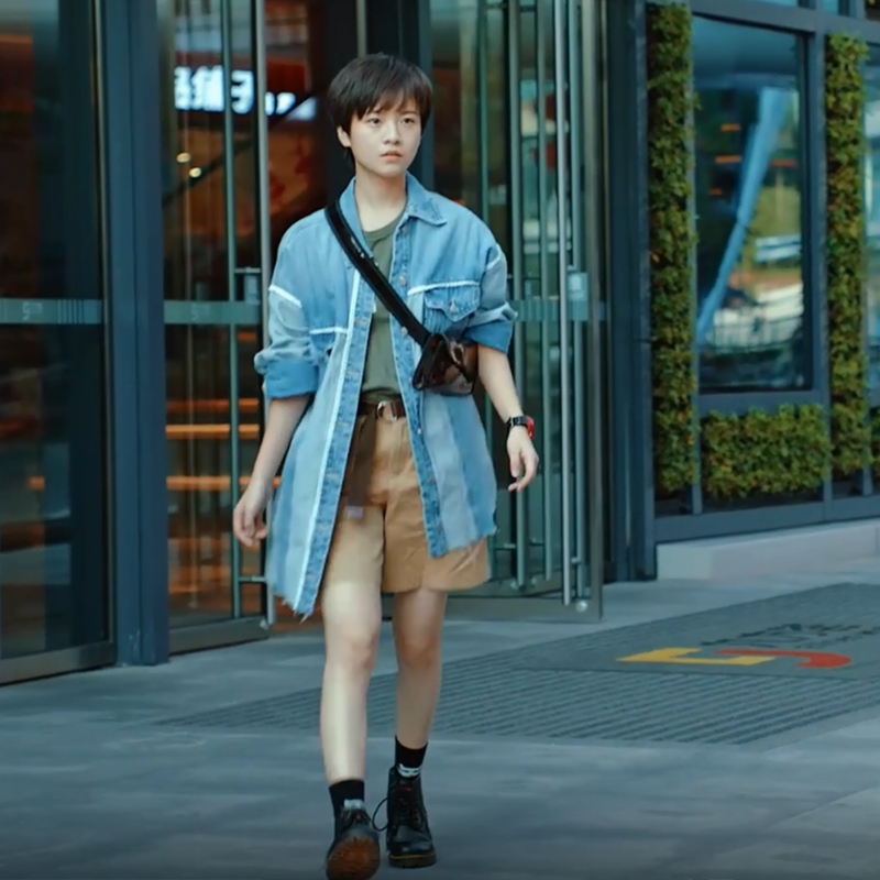 现货二十不惑罗艳李庚希明星同款衣服宽松韩版短外套