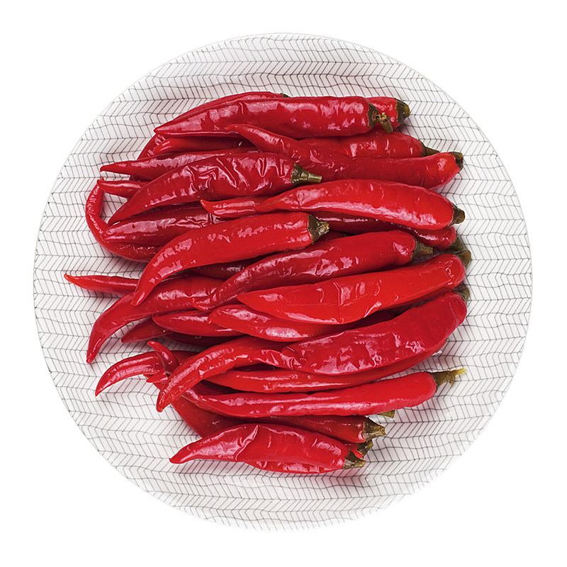 辣椒施小厨农家500g泡酸红辣椒荆条泡菜四川自制腌制